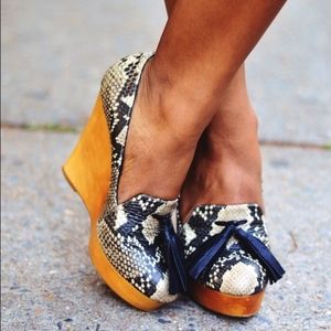 Madison Harding Roscoe Tassel Platform Loafers